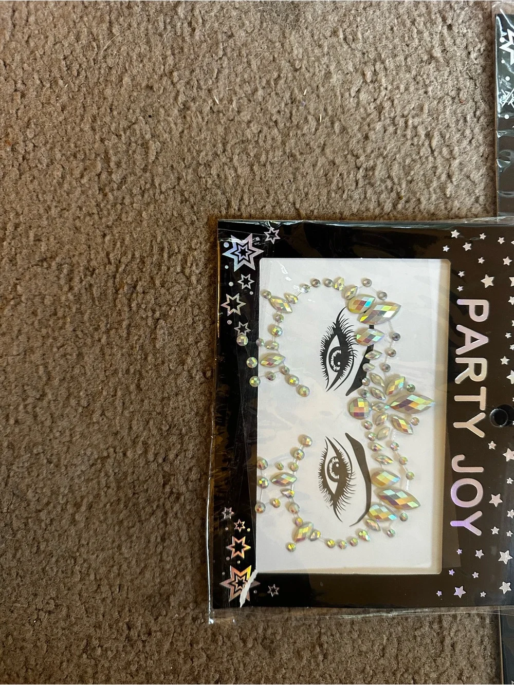 Face rhinestones